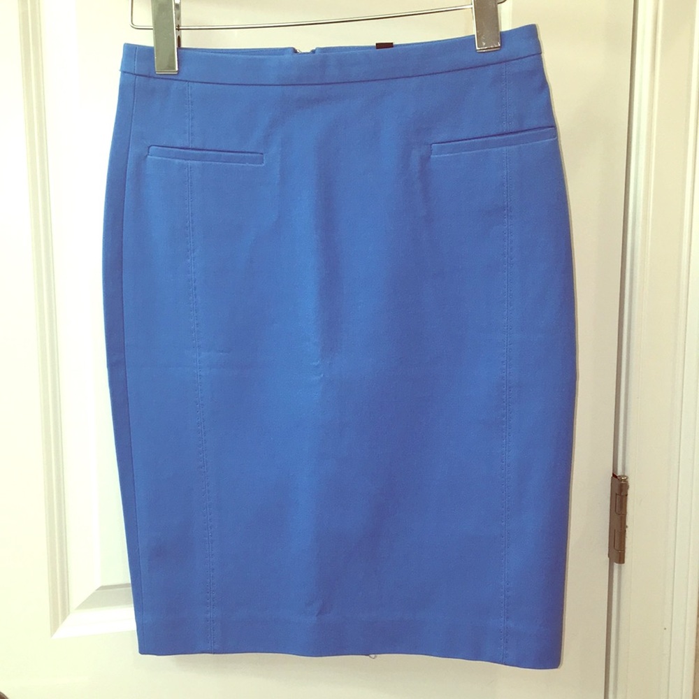 Banana republic blue skirt